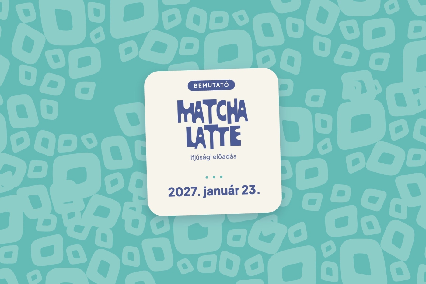 Matcha latte – bemutató